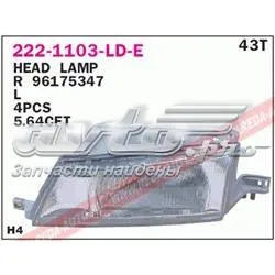 Reflektor prawy 96175344 General Motors