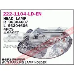 Reflektor lewy 2221104LLDEMN Depo/Loro