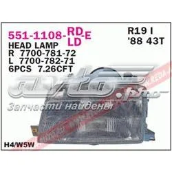 Reflektor prawy 5511108RLDE Depo/Loro/Abakus