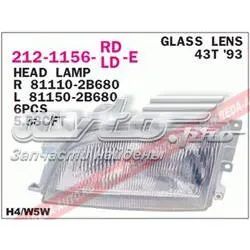 Reflektor lewy 2121156LLDE Depo/Loro