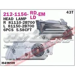 Reflektor lewy 2121156LLDEM Depo/Loro