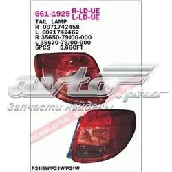Lampa zespolona tylna lewa 6611929LLDUE Depo/Loro/Abakus