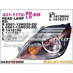 Reflektor prawy 4311172RLDEM Depo/Loro/Abakus