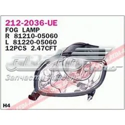 Lampa przeciwmgielna prawa 2122036RUE Depo/Loro/Abakus