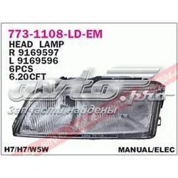 Reflektor prawy 7731108RLDEM Depo/Loro