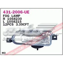 Lampa przeciwmgielna lewa 4312006LUE Depo/Loro/Abakus