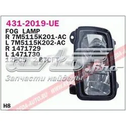 Lampa przeciwmgielna lewa 4312019LUE Depo/Loro/Abakus
