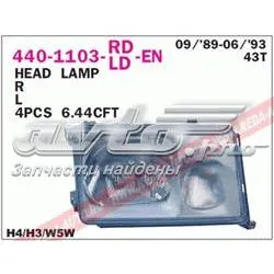 Reflektor lewy 4401103LLDEN Depo/Loro/Abakus