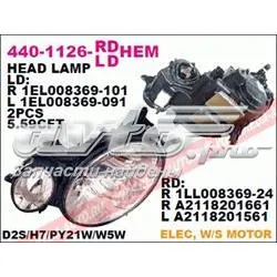 Reflektor lewy 4401126LLDHEM Depo/Loro/Abakus
