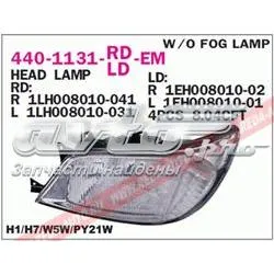 Reflektor lewy 4401131LLDEM Depo/Loro/Abakus