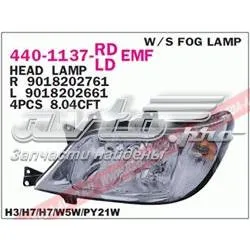 Reflektor lewy 4401137LLDEMF Depo/Loro/Abakus