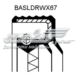 Uszczelniacz wałka rozrządu silnika 12013928B Corteco