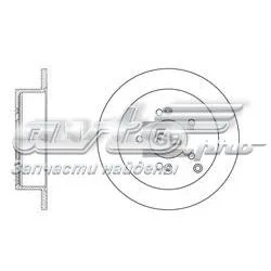 Tarcza hamulcowa tylna SD1052 Sangsin