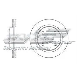 Tarcza hamulcowa przednia SD3009 Sangsin