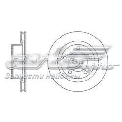 Tarcza hamulcowa przednia SD4017 Sangsin