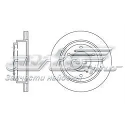 Tarcza hamulcowa tylna SD4307 Sangsin