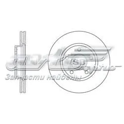 Tarcza hamulcowa przednia SD4401 Sangsin
