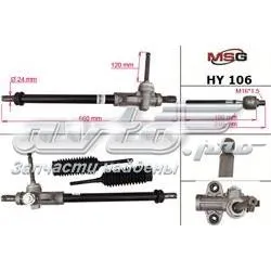 Listwa kierownicza (maglownica) HY106 MSG