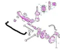Stabilizator tylny Mazda Xedos CA
