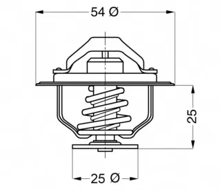 Termostat 500329622 Iveco