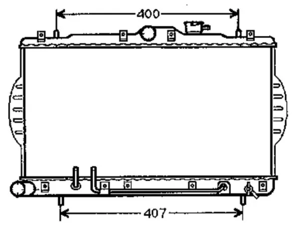 Chłodnica silnika 2531022A00 Hyundai/Kia