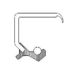 Uszczelniacz wału korbowego silnika tylny 4621939AB Chrysler