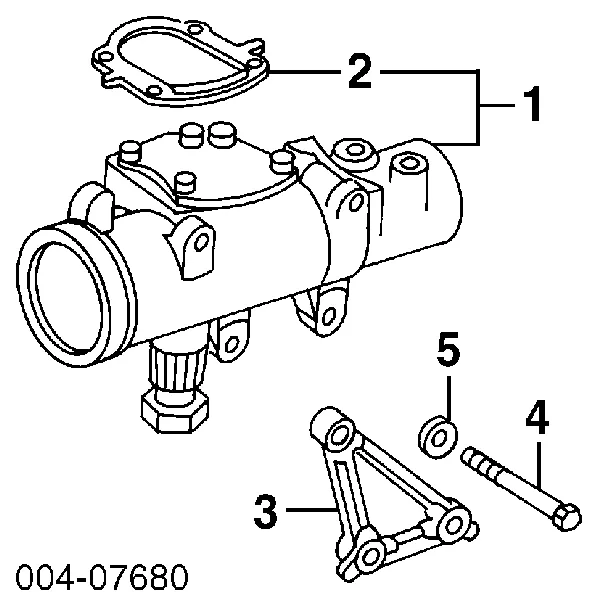 Mechanizm kierowniczy (reduktor) Jeep Cherokee 