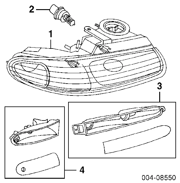 Kierunkowskaz prawy Dodge Grand Caravan SPORT