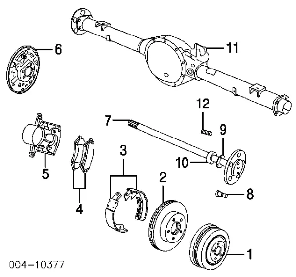 Zacisk hamulcowy tylny lewy 5093279AA Chrysler