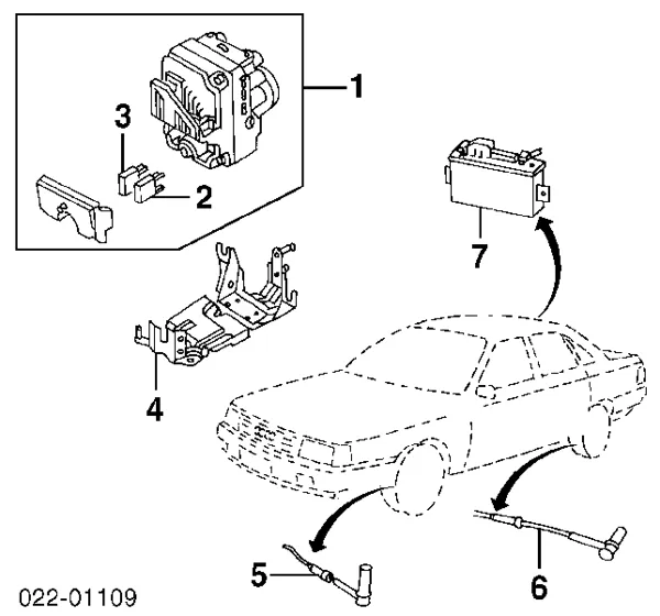 Sterownik ABS  hydrauliczny Audi A6 C5