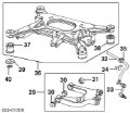 Tuleja stabilizatora tylnego Audi A6 4FH