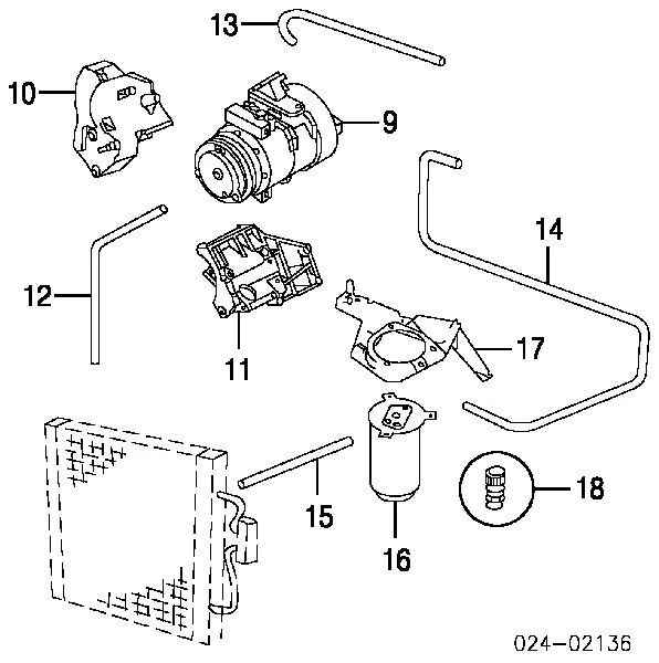 Sprężarka klimatyzacji 64528385919 BMW