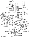 Śruba do mocowania amortyzatora tylnego BMW 3 E36