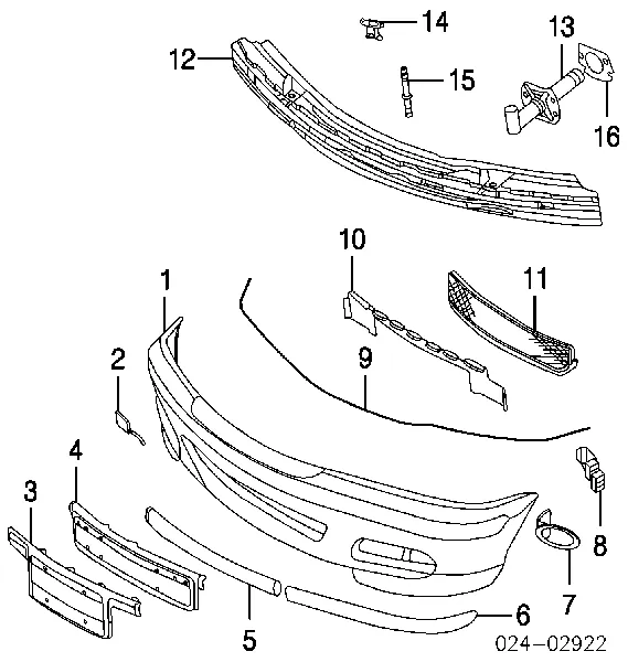 Zderzak przedni 51117893328 BMW