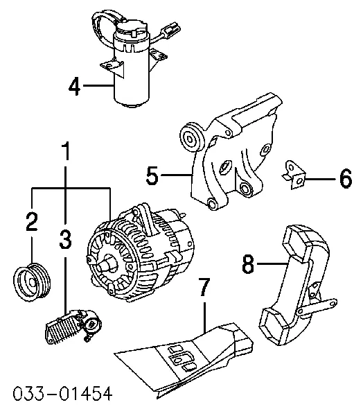 Alternator LNC1800AA Jaguar