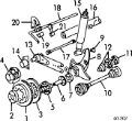 Przegub homokinetyczny przedni wewnętrzny Opel Omega 16, 17, 19