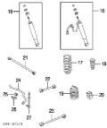 Łącznik stabilizatora tylnego Toyota Land Cruiser J150