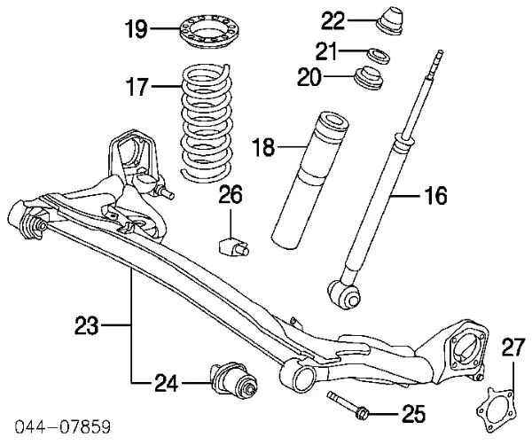 Sprężyna tylna 48231AE030 Toyota