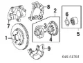 Jarzmo zacisku hamulcowego przedniego Seat Toledo 1L