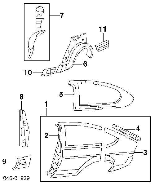 Klapka wlewu paliwa Volkswagen Golf II