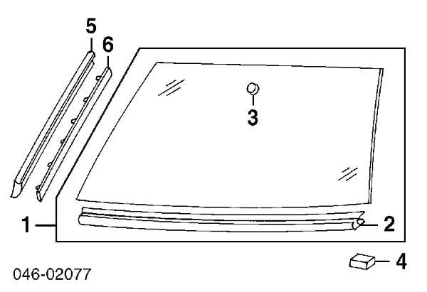 Szyba przednia Volkswagen Passat B5