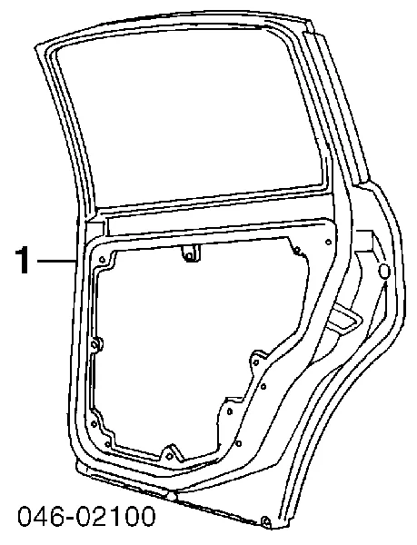 Drzwi tylne lewe Volkswagen Golf IV
