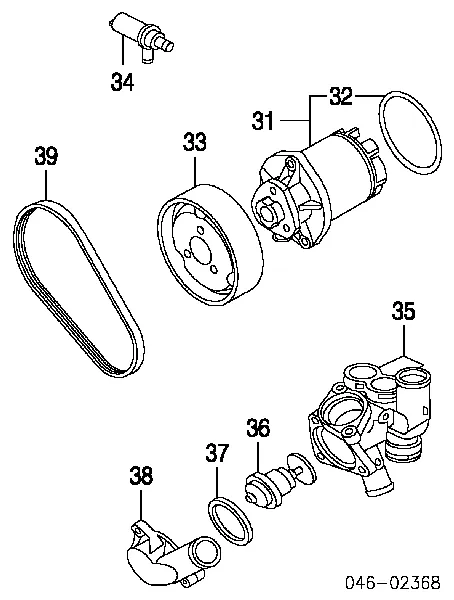 Termostat 075121113D VAG