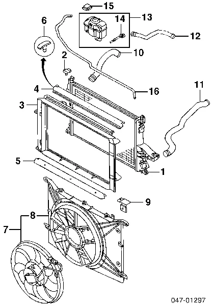 Zbiorniczek wyrównawczy układu chłodzenia 30723930 Volvo