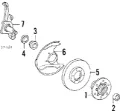 Zacisk hamulcowy przedni lewy Mitsubishi L 300 P0W, P1W, P2W