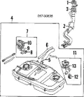 Filtr-sitko pompy paliwowej Mitsubishi Colt C5A