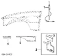 Chlapacze przednie, zestaw Land Rover Discovery LJ ,LT