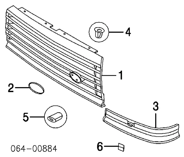 Atrapa chłodnicy Land Rover Range Rover II