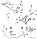 Stabilizator przedni Land Rover Freelander L314