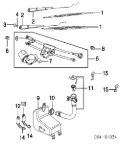 Silniczek wycieraczki szyby przedniej Land Rover Freelander L314